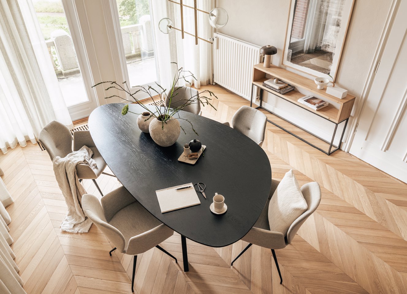 Assymetrische eettafel | Table du Sud