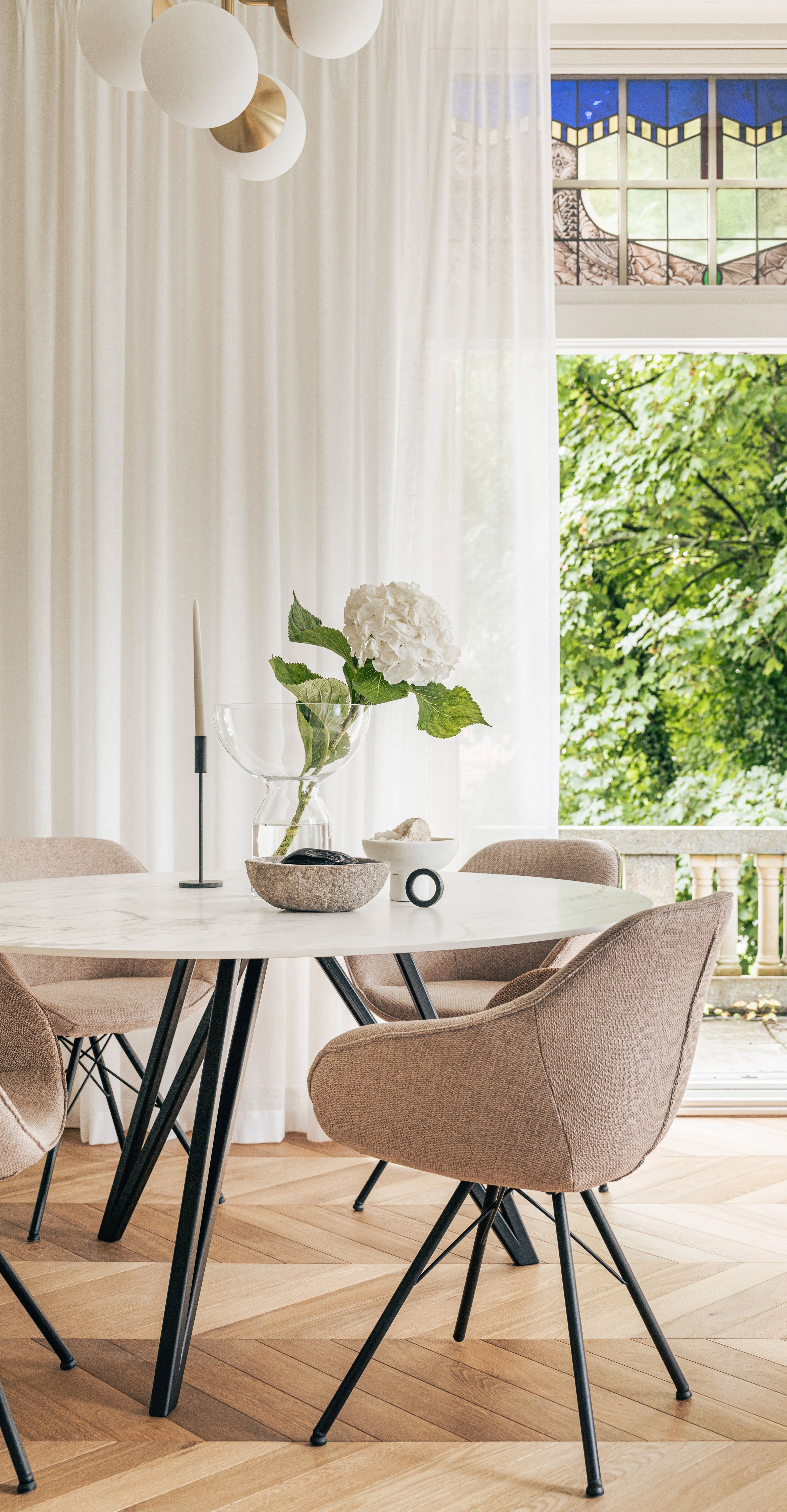 perfect-size-new-dining-table Perfect size new dining table | Table du Sud