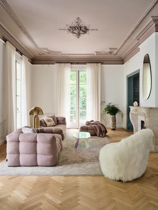 Woontrends 2026 fat furniture met Massimo bank en fluffy fauteuil 