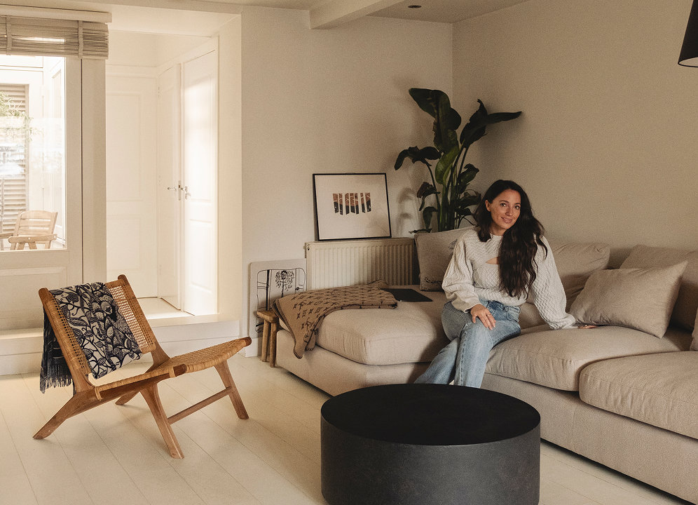Binnenkijker bij Anke de Jong met loungebank van Table du Sud
