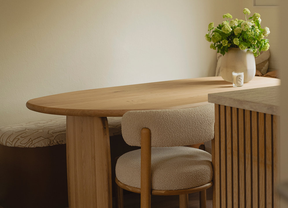 Table du Sud kleine eettafel in organische vorm