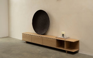 Table du Sud tv meubel in Japandi stijl met licht eikenhout