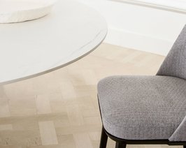 Ronde eettafel keramisch met onderstel Pizou 16 graden | Table du Sud