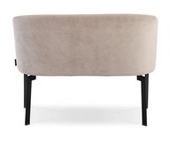 Materiaal: lezzeno - 016 soft grey met veder onderstel
